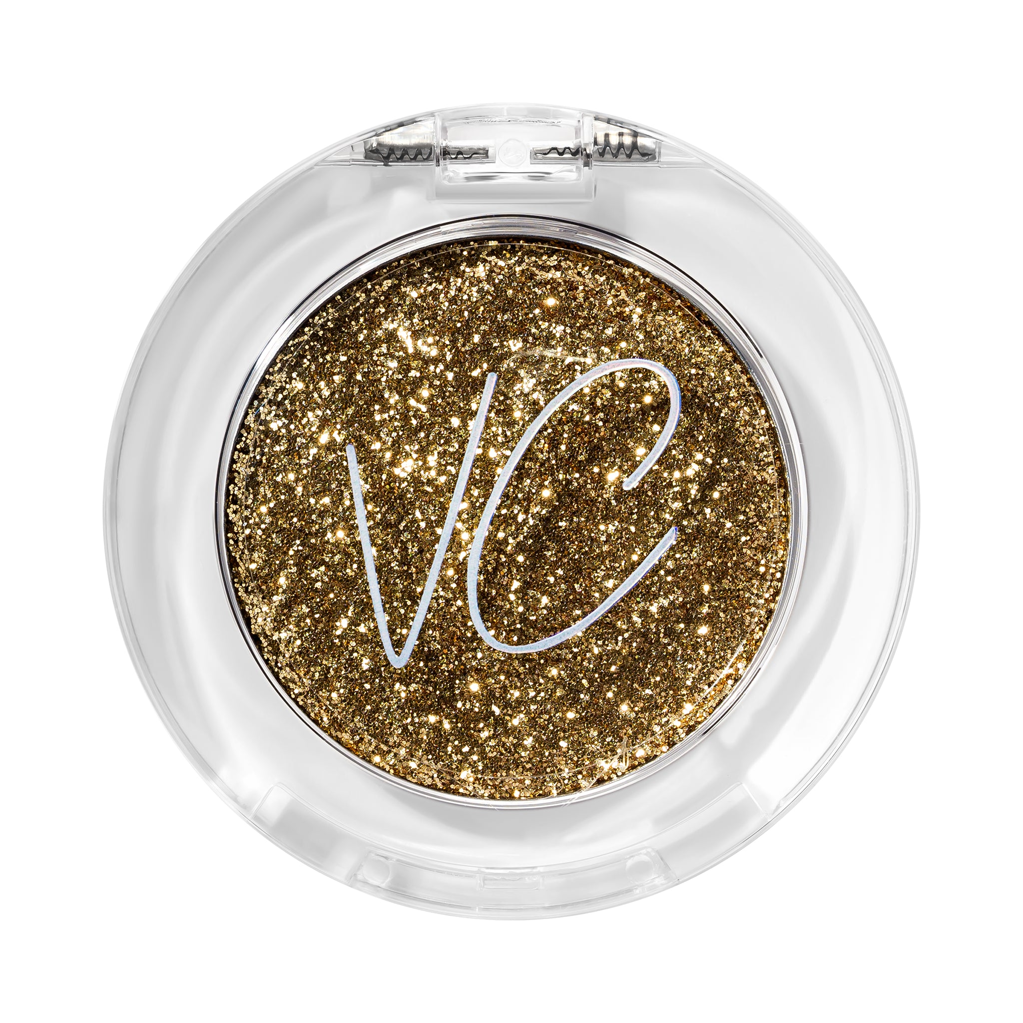Gold Foiled Metallic Pressed Glitter Eyeshadow, Highly Pigmented