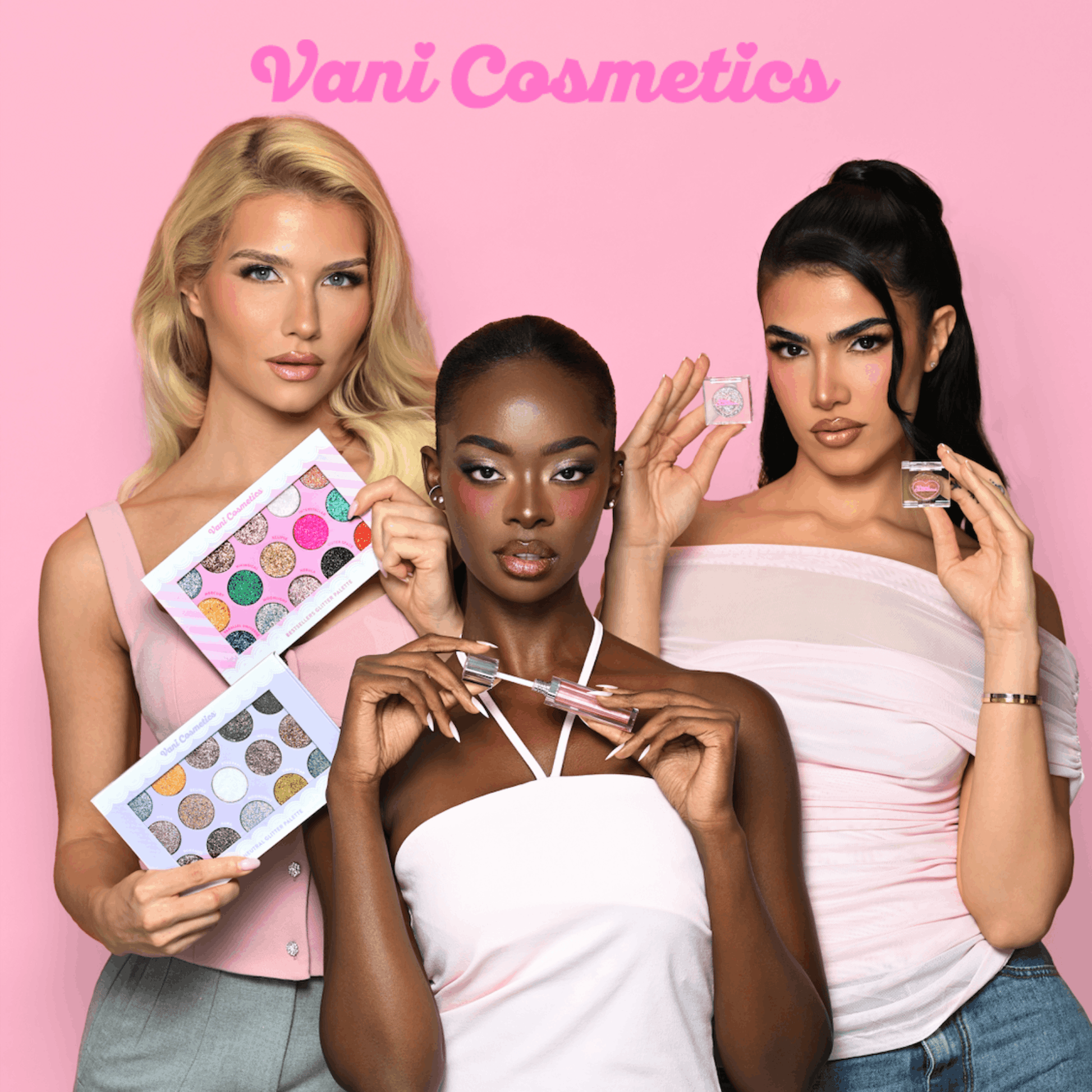 Baby Pink Pressed Glitter Eyeshadow Highly Pigmented – Vani Cosmetics Baby Pink Pressed Glitter Eyeshadow Highly Pigmented – Vani Cosmetics