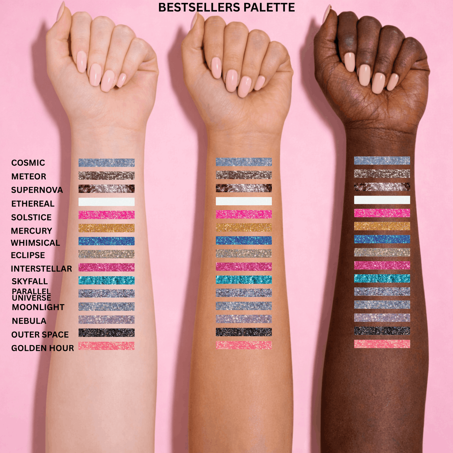 3 Palette Bundle (45 Glitters)