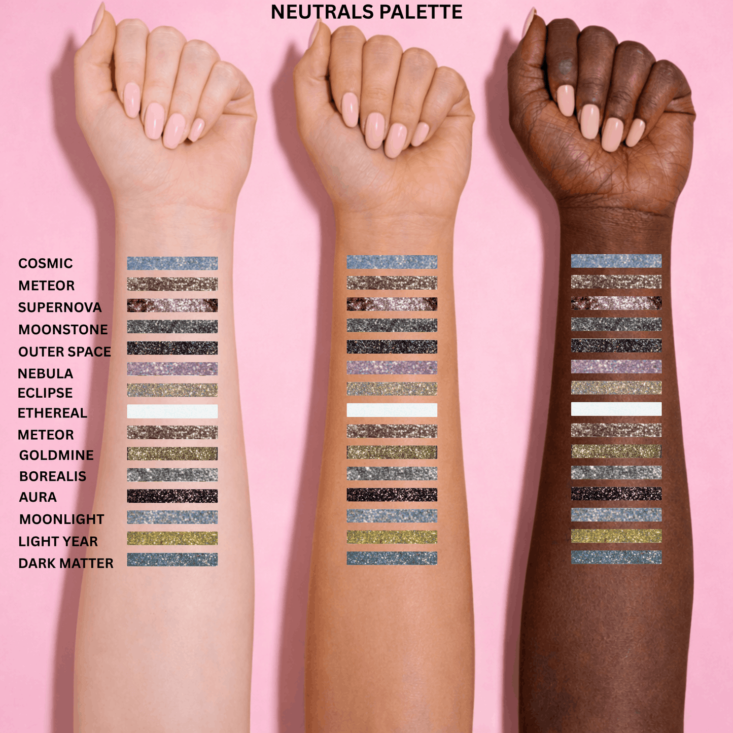 3 Palette Bundle (45 Glitters)
