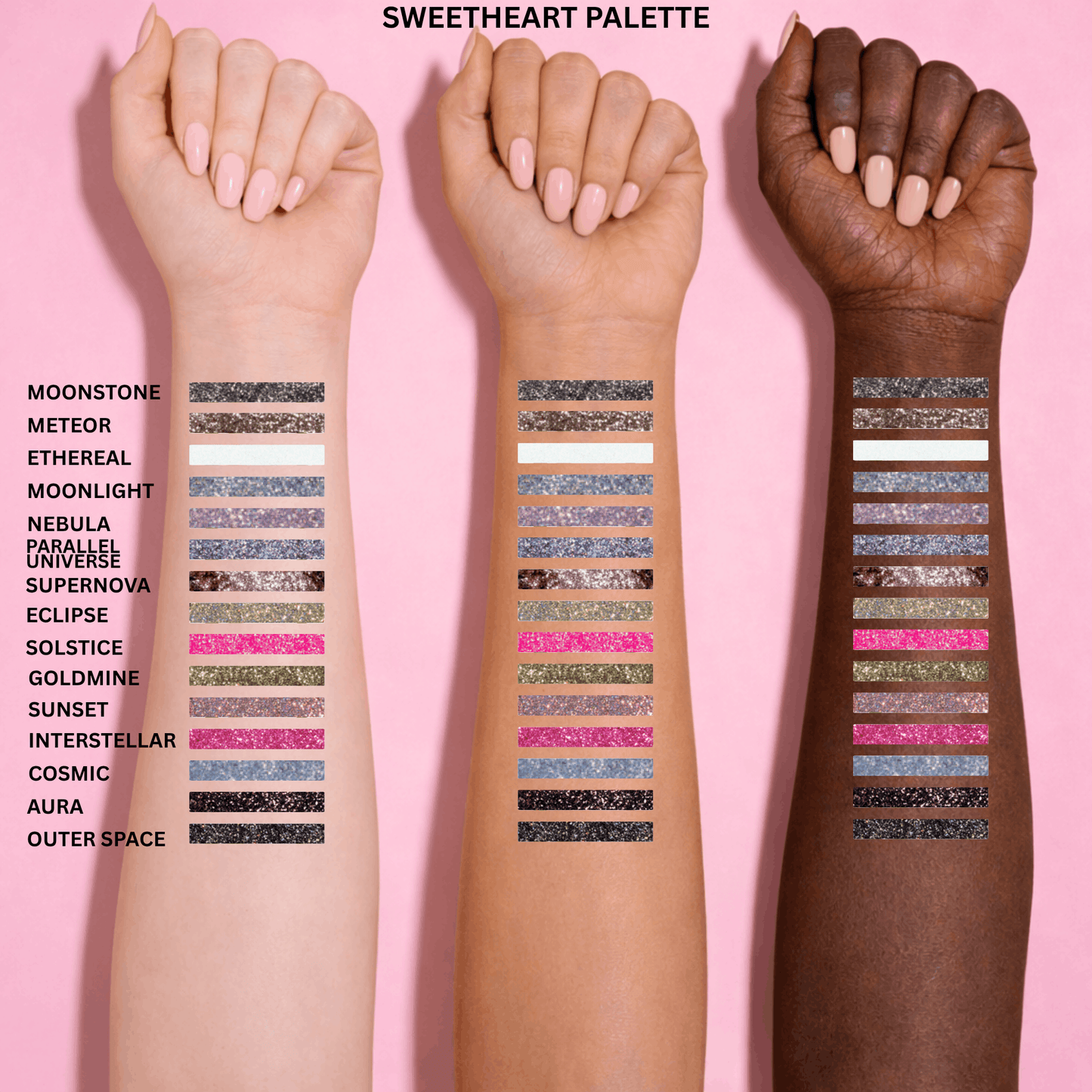 3 Palette Bundle (45 Glitters)