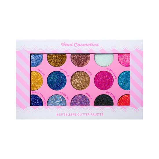 Bestsellers Palette (15 Glitters)
