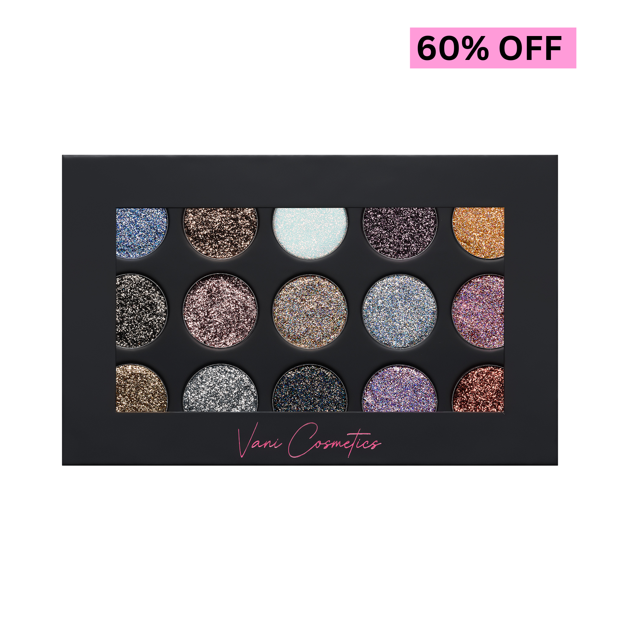 Vani Cosmetics アイシャドウパレット 18色 : Dasique 「公式