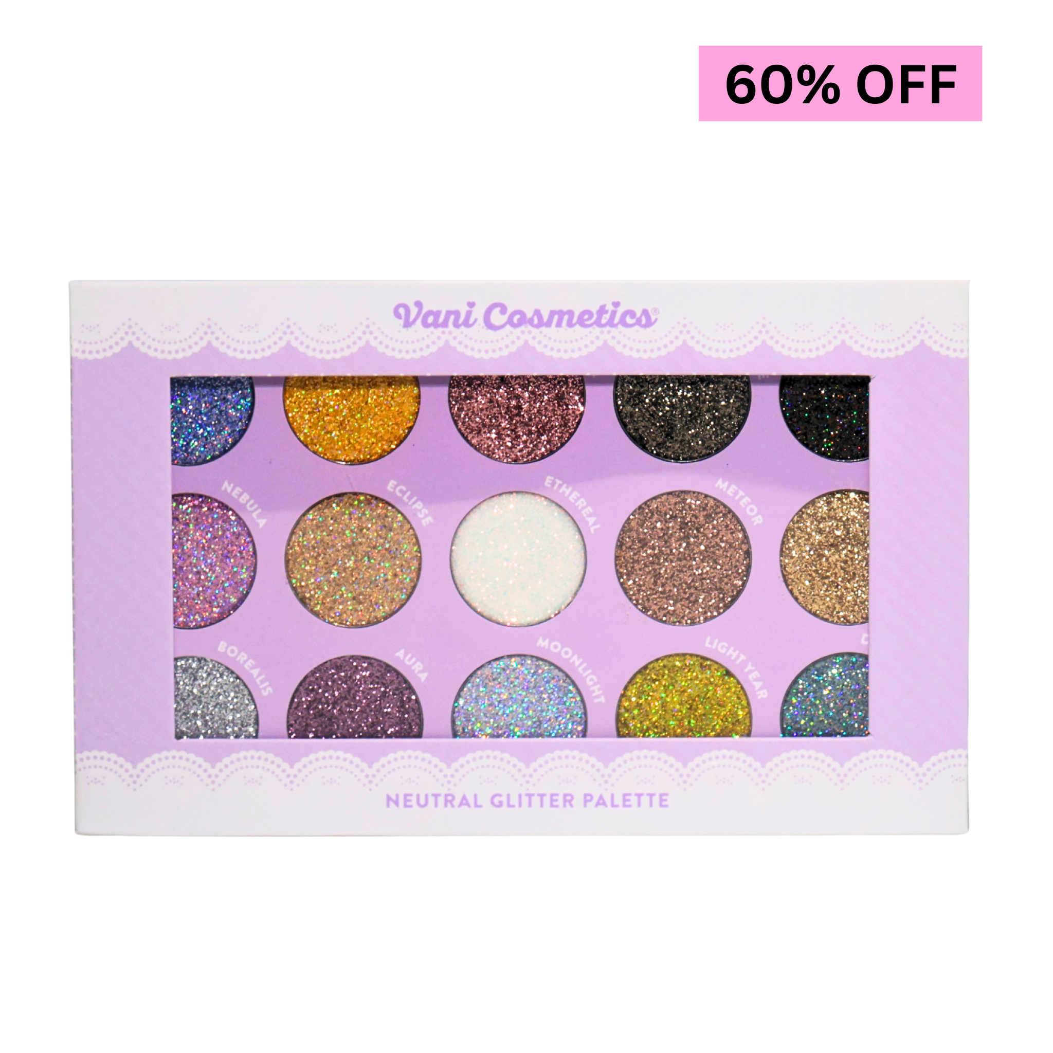 Neutral Glitter Palette