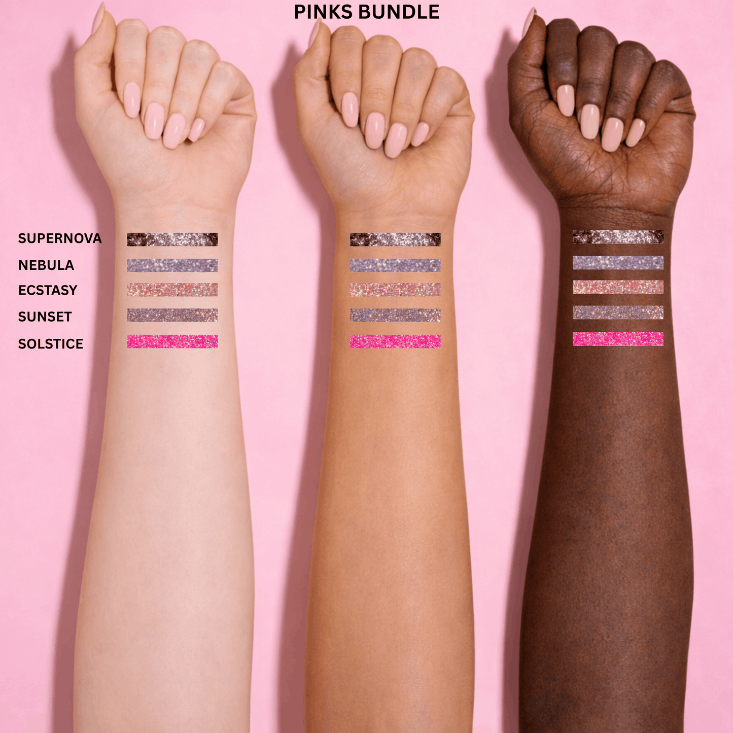 Pinks Glitter Bundle