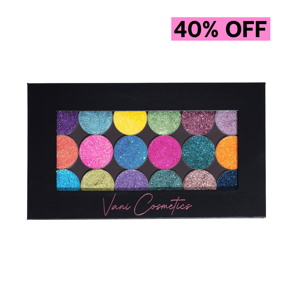 Brights Palette Bundle (18 Glitters)