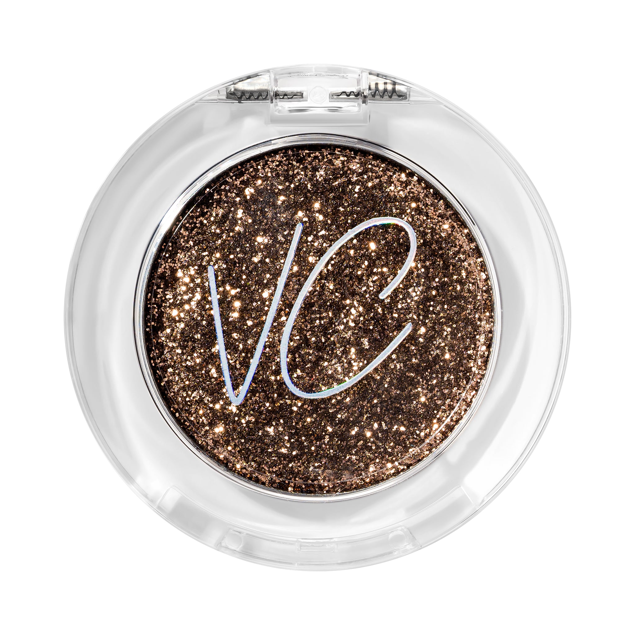 Brown Foiled Metallic Pressed Glitter Eyeshadow, Highly Pigmented