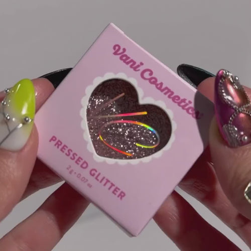 Silver Holographic Glitter Eyeshadow, Highly Pigmented Vegan
